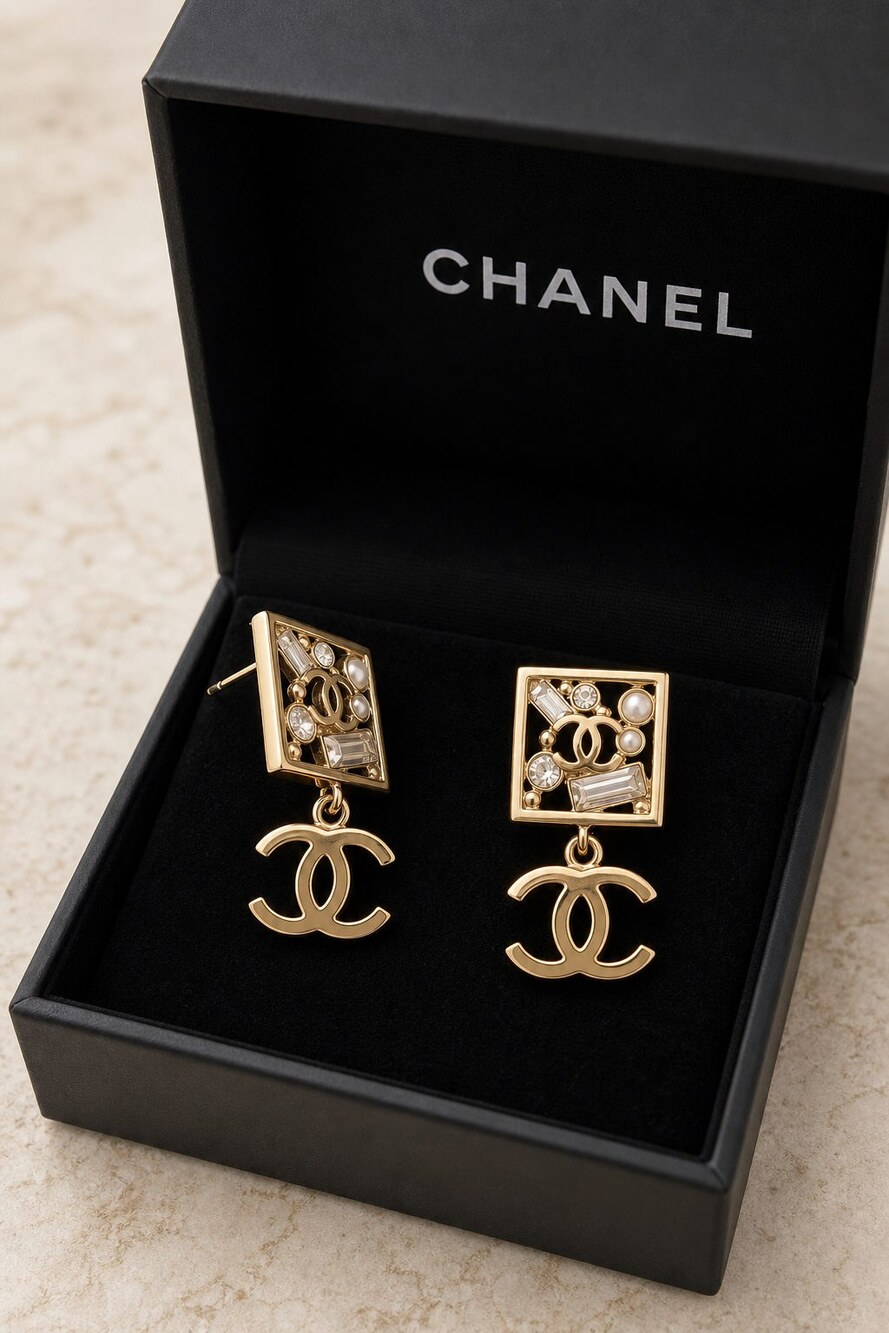 CHANEL Classic Parisian Earrings Style 18 | New with Box - Picture 6 of 9